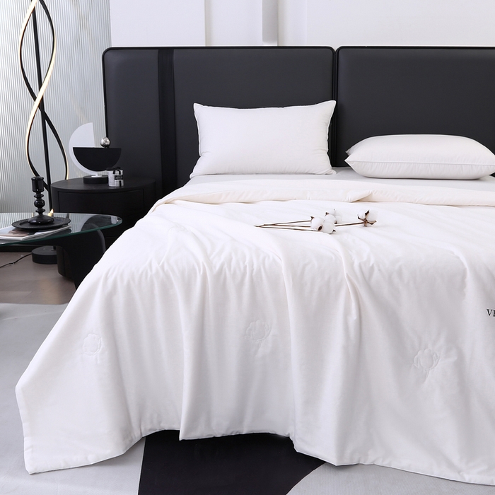 91家纺网 家纺一手货源 找家纺 （总）薇玛仕 2026新款纯棉赛马曲系列60支新疆棉纱棉花夏凉被空调被里外全棉