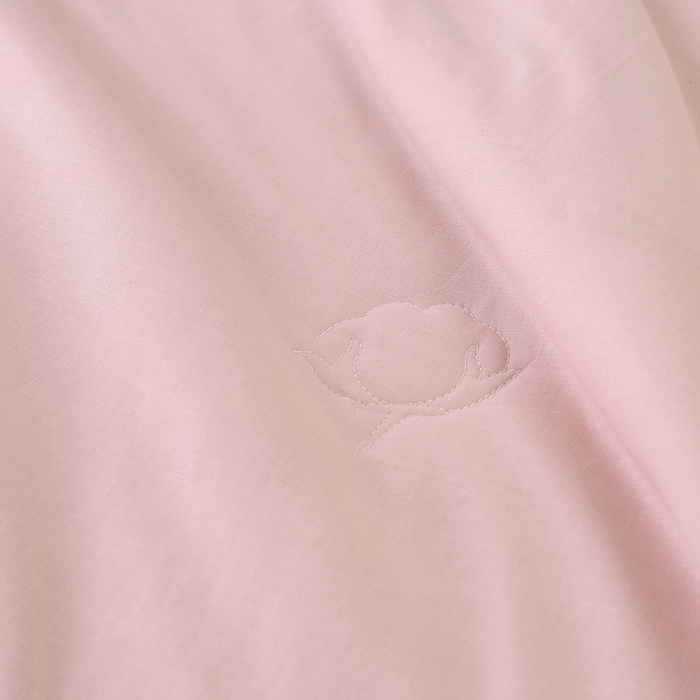 91家纺网 家纺一手货源 找家纺 薇玛仕 2026新款纯棉赛马曲系列60支新疆棉纱棉花夏凉被空调被里外全棉 棉花夏被-粉色