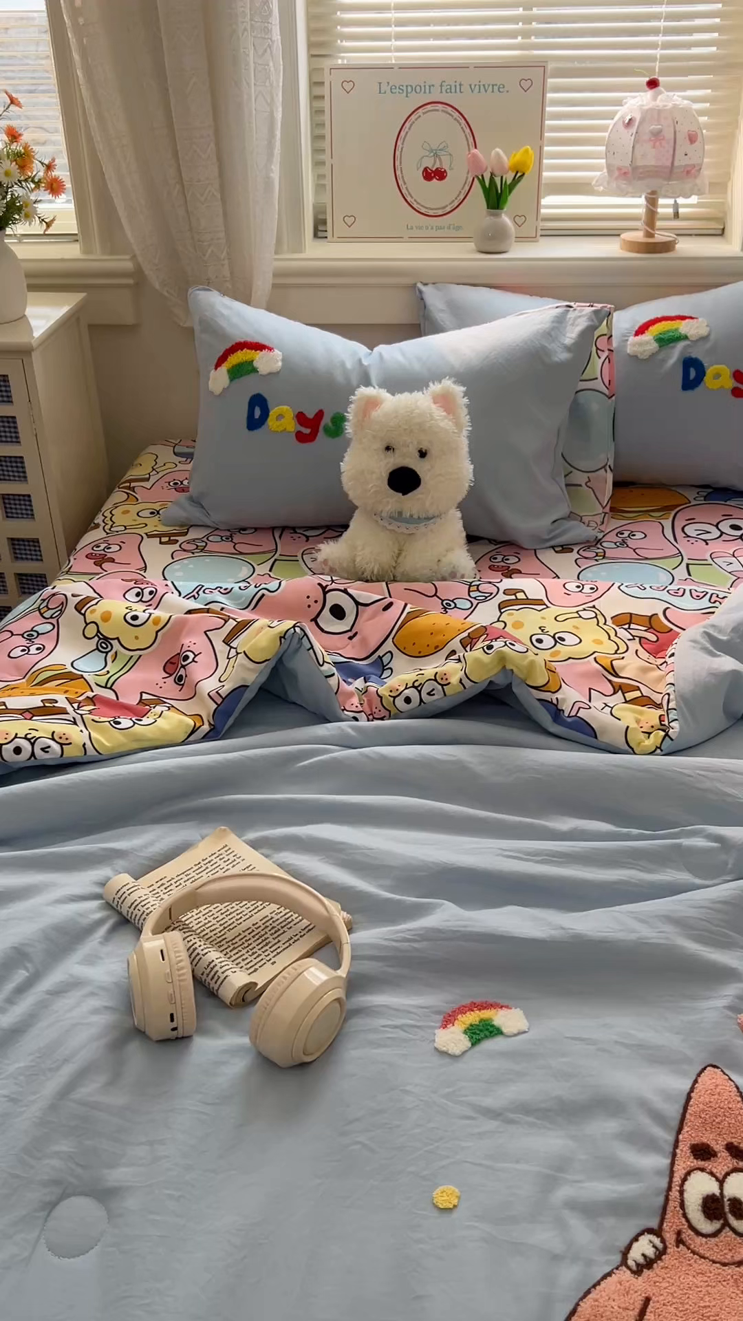 91家纺网 家纺一手货源 找家纺 易辰美 2026新款水洗棉毛巾绣夏被四件套 大星与海宝