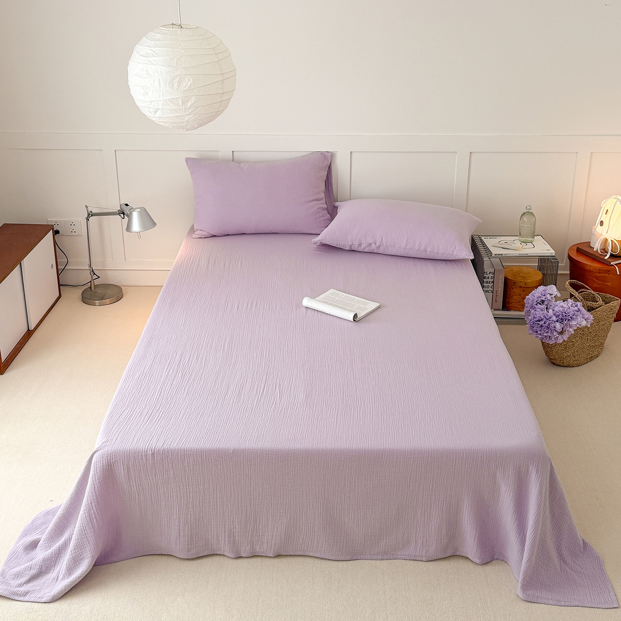 91家纺网 家纺一手货源 找家纺 总2023日式无印夏季水洗棉全棉短袖长裤良品家居服休闲睡衣纯棉男女套装