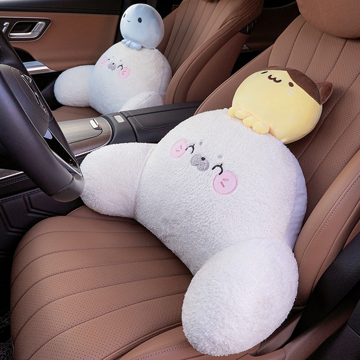 91家纺网 家纺一手货源 找家纺 （总）仟亿莱 2026新款团子海豹小伙伴拥抱式腰靠