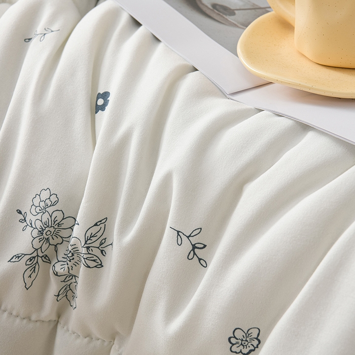 91家纺网 家纺一手货源 找家纺 壹张床 2026新款A类水洗棉3D豆豆夏被夏凉被空调被 花蝶梦