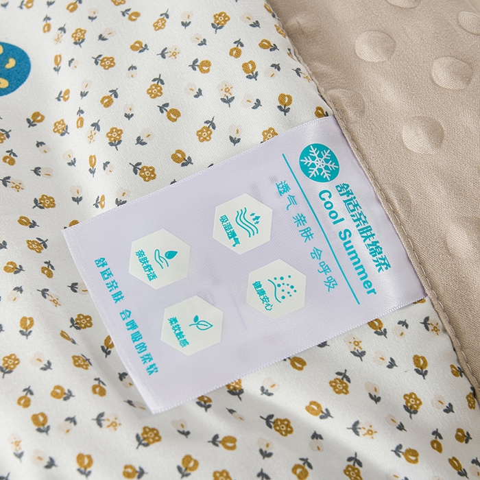 91家纺网 家纺一手货源 找家纺 壹张床 2026新款A类水洗棉3D豆豆夏被夏凉被空调被 狮子乐园