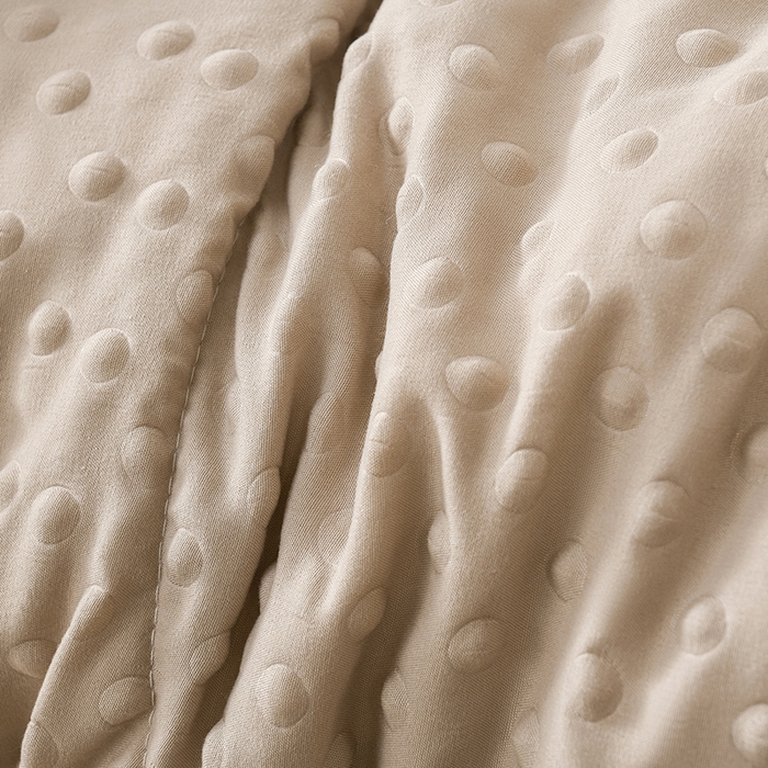 91家纺网 家纺一手货源 找家纺 壹张床 2026新款A类水洗棉3D豆豆夏被夏凉被空调被 墨影碎花