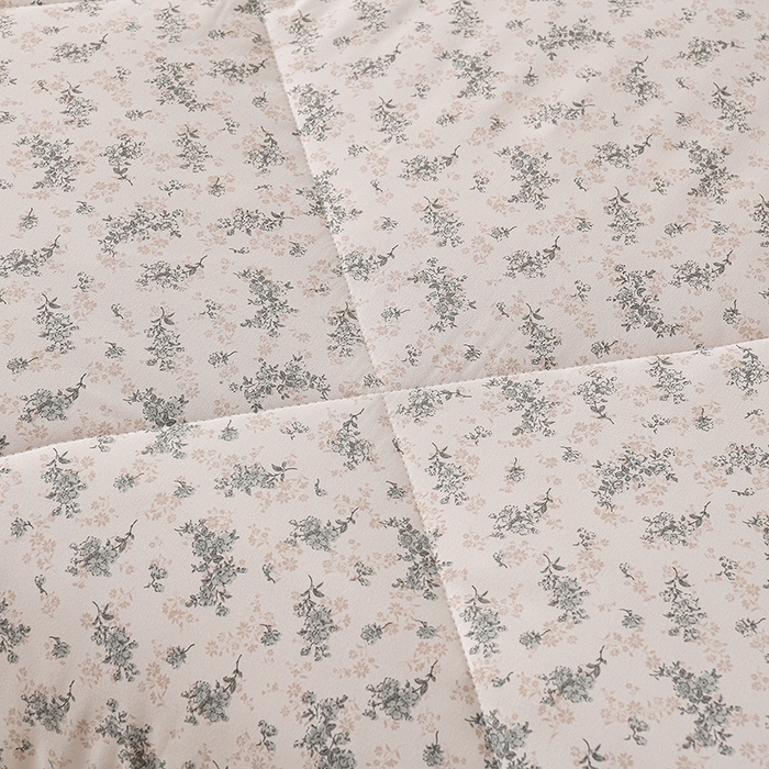 91家纺网 家纺一手货源 找家纺 壹张床 2026新款A类水洗棉3D豆豆夏被夏凉被空调被 墨影碎花