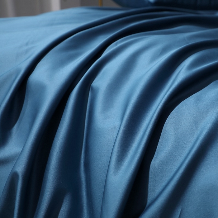 91家纺网 家纺一手货源 找家纺 （总）晶缦家纺 2026新全棉A类纯棉100支贡缎长绒棉纯色多规格四件套-绮云系列