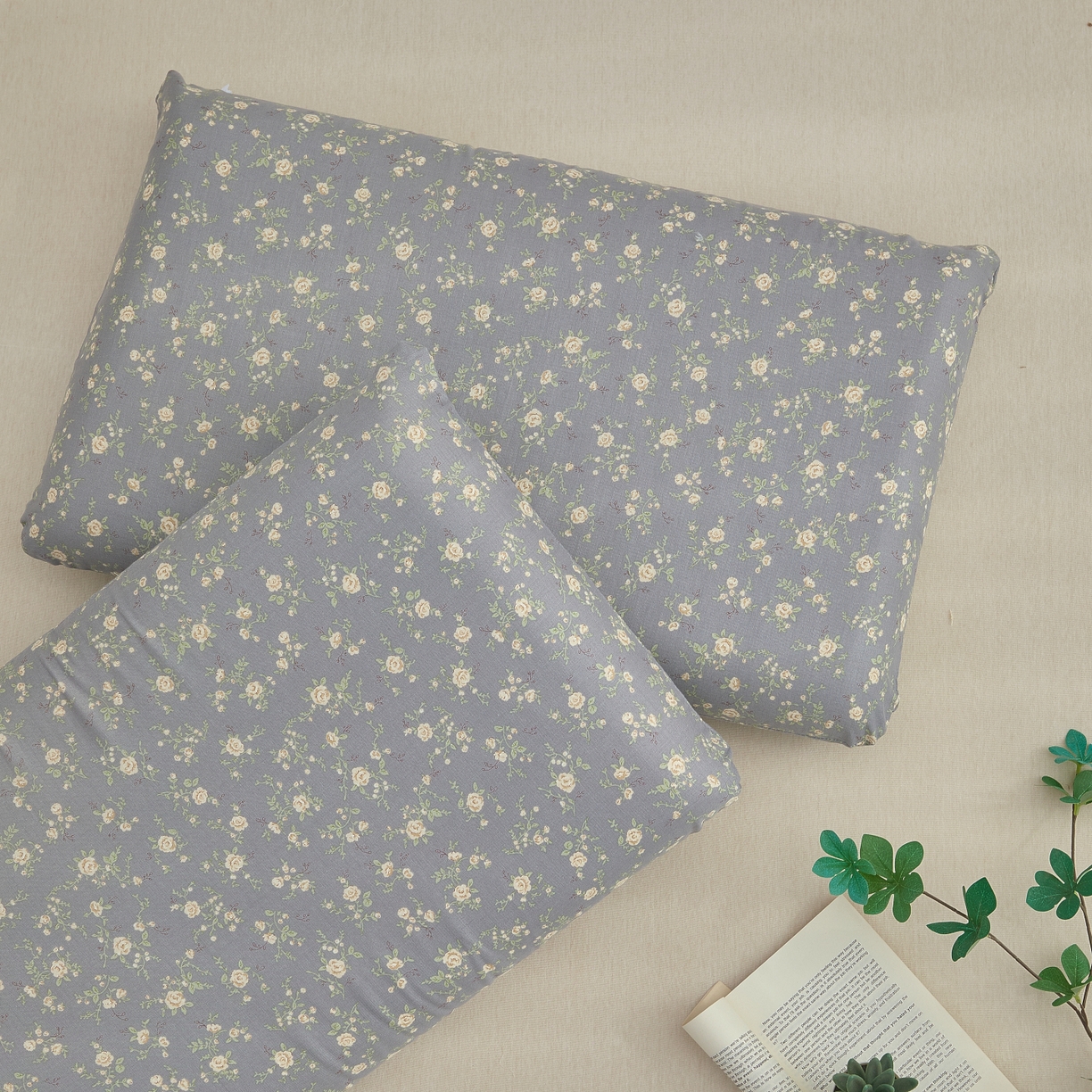 91家纺网 家纺一手货源 找家纺 百寐 2026新款全棉纯棉A类双层纱立体记忆深睡枕芯保护套42*70纯棉枕套 暮光之城