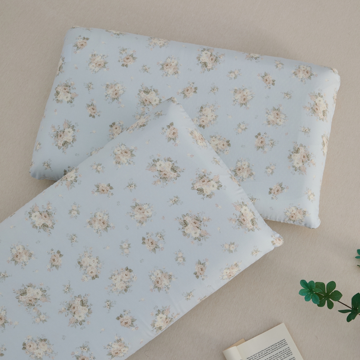 91家纺网 家纺一手货源 找家纺 百寐 2026新款全棉纯棉A类双层纱立体记忆深睡枕芯保护套42*70纯棉枕套 夏日微醺