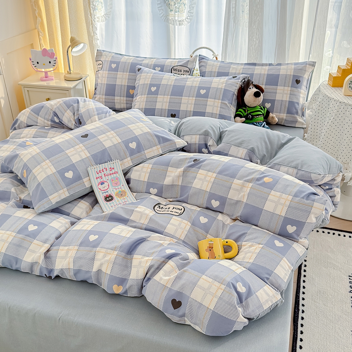 91家纺网 家纺一手货源 找家纺 （总）元禾 2026新款12868新疆全棉印花四件套（提供质检报告