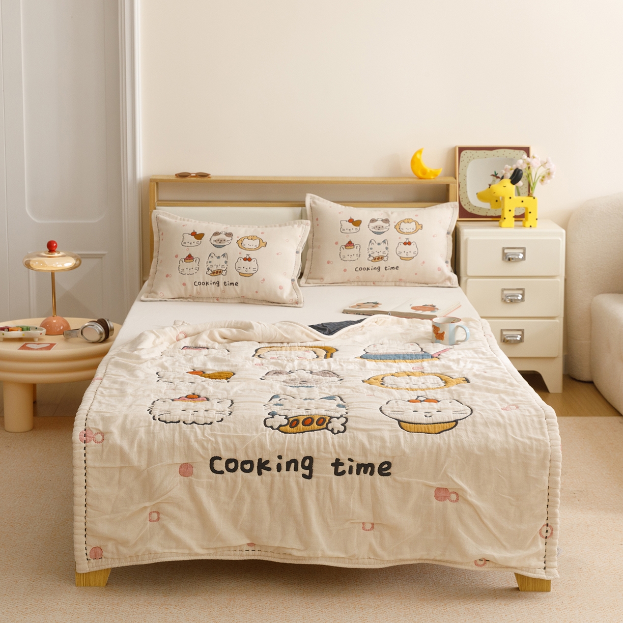 91家纺网 家纺一手货源 找家纺 （总）悦然毛巾被 2026新款全棉纱布儿童泡泡被夏被盖毯 