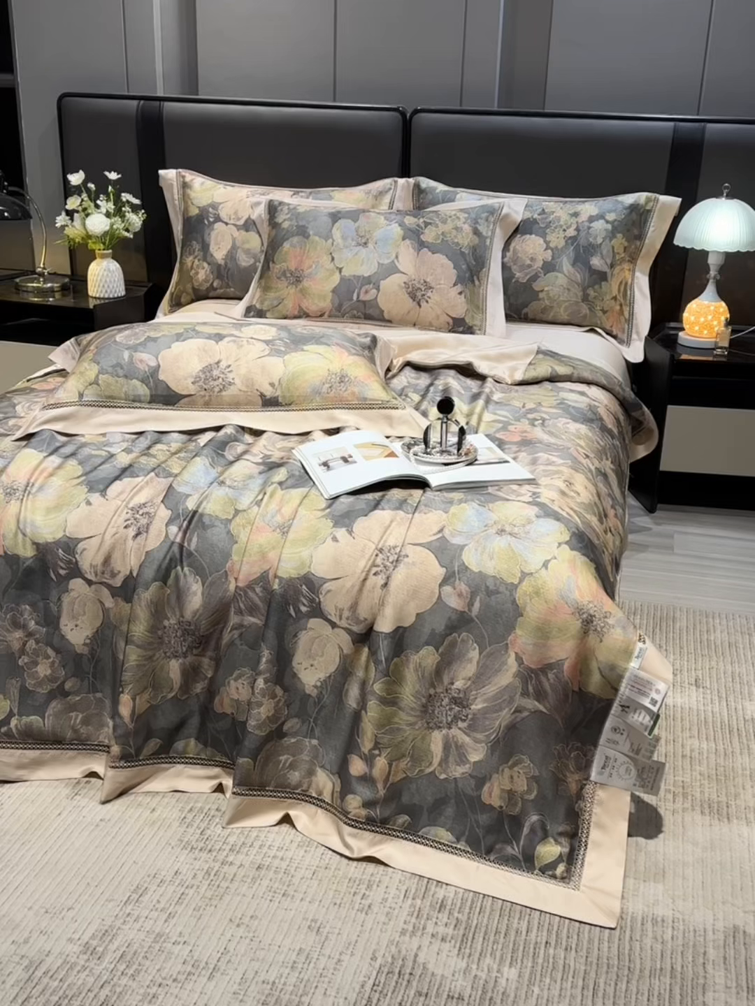 91家纺网 家纺一手货源 找家纺 （总）欧夏家纺 2026新款兰精天丝数码印花镂空夏被空调被夏凉被薄被子可机洗