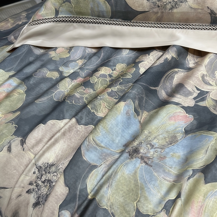 91家纺网 家纺一手货源 找家纺 （总）欧夏家纺 2026新款兰精天丝数码印花镂空夏被空调被夏凉被薄被子可机洗