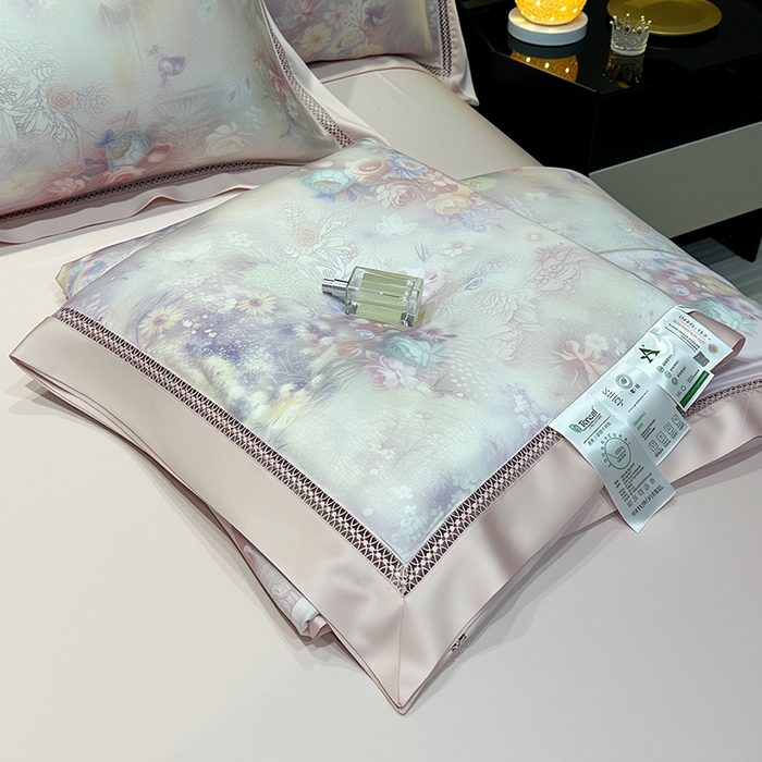 91家纺网 家纺一手货源 找家纺 （总）欧夏家纺 2026新款兰精天丝数码印花镂空夏被空调被夏凉被薄被子可机洗