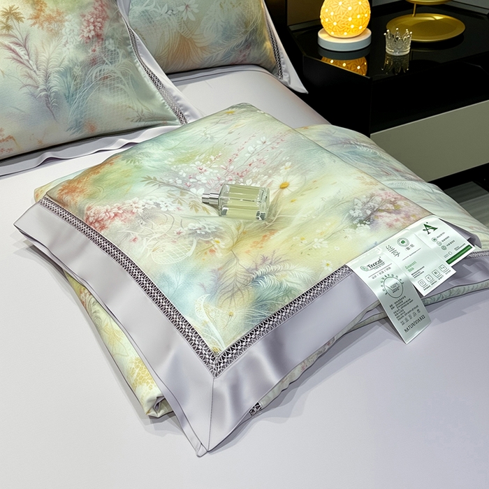 91家纺网 家纺一手货源 找家纺 （总）欧夏家纺 2026新款兰精天丝数码印花镂空夏被空调被夏凉被薄被子可机洗