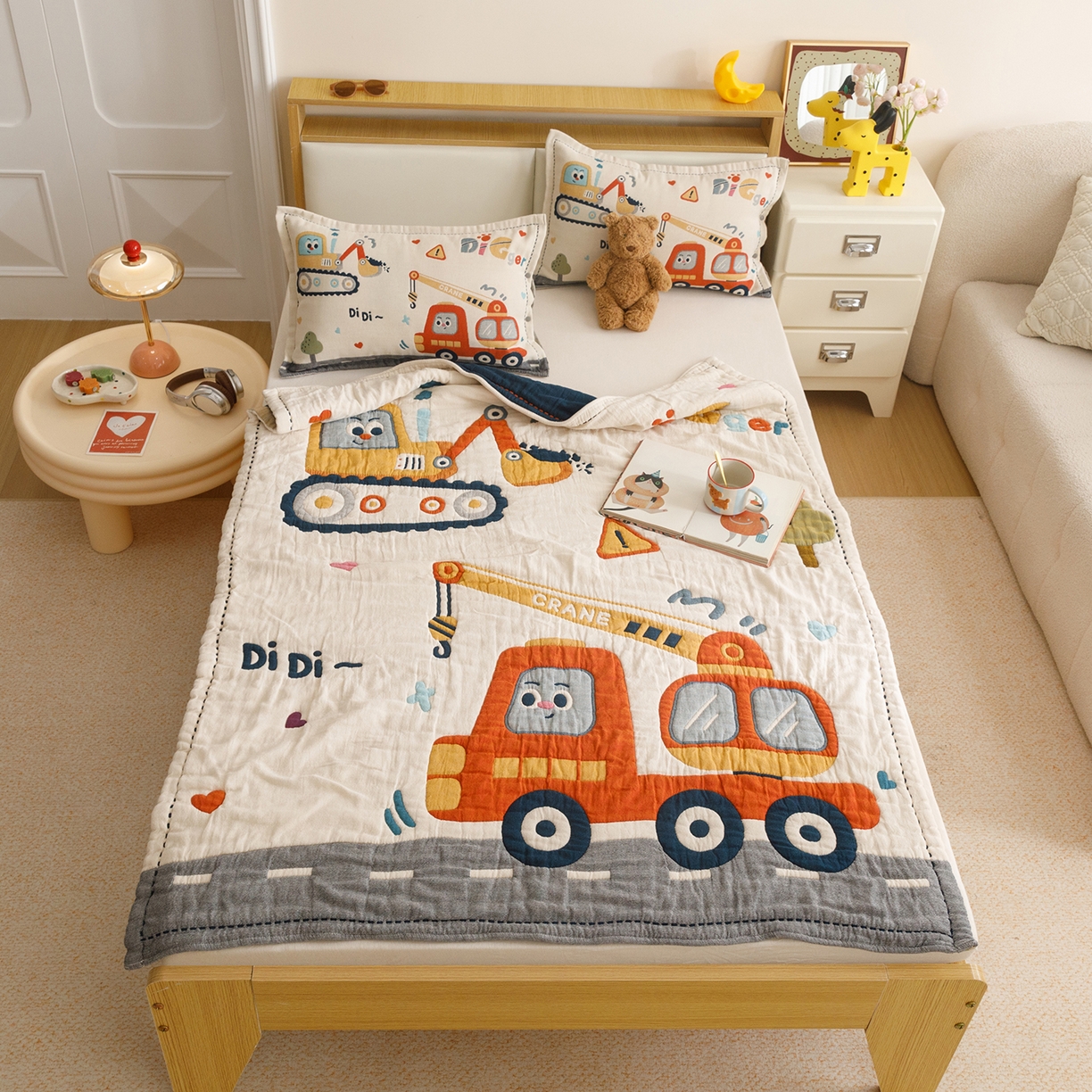 91家纺网 家纺一手货源 找家纺 （总）悦然毛巾被 2026新款全棉纱布儿童泡泡被夏被盖毯 