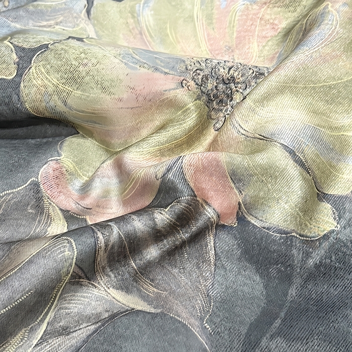 91家纺网 家纺一手货源 找家纺 欧夏家纺 2026新款兰精天丝数码印花镂空夏被空调被夏凉被薄被子可机洗 暗香