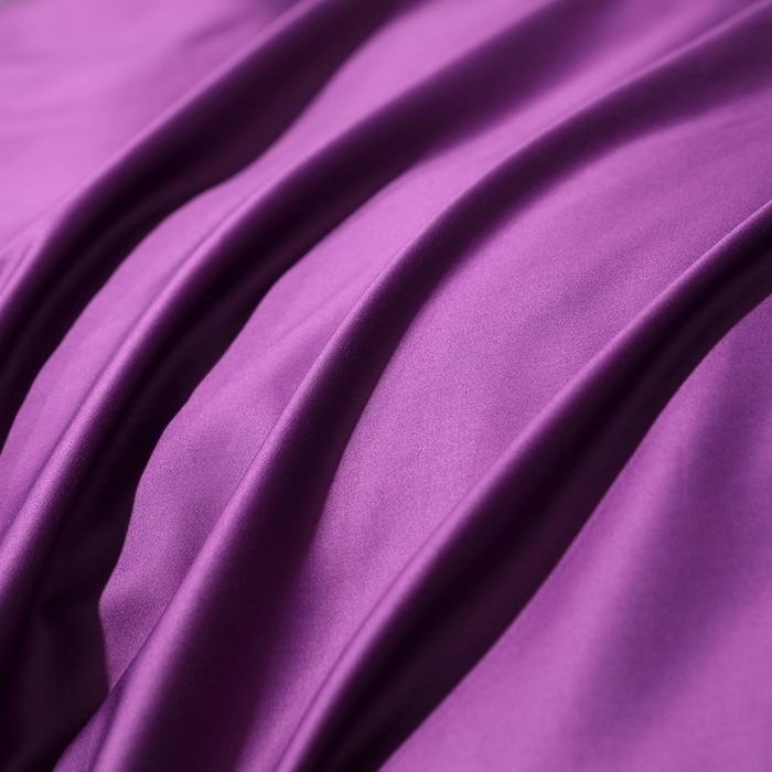 91家纺网 家纺一手货源 找家纺 晶缦家纺 2026新全棉A类纯棉100支贡缎长绒棉纯色多规格四件套-绮云系列 绮云-罗兰紫