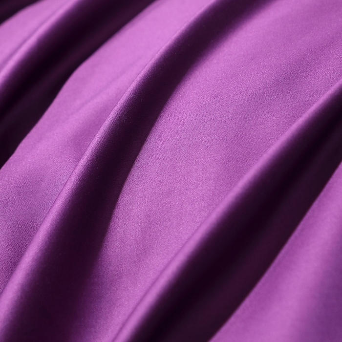 91家纺网 家纺一手货源 找家纺 晶缦家纺 2026新全棉A类纯棉100支贡缎长绒棉纯色多规格四件套-绮云系列 绮云-罗兰紫