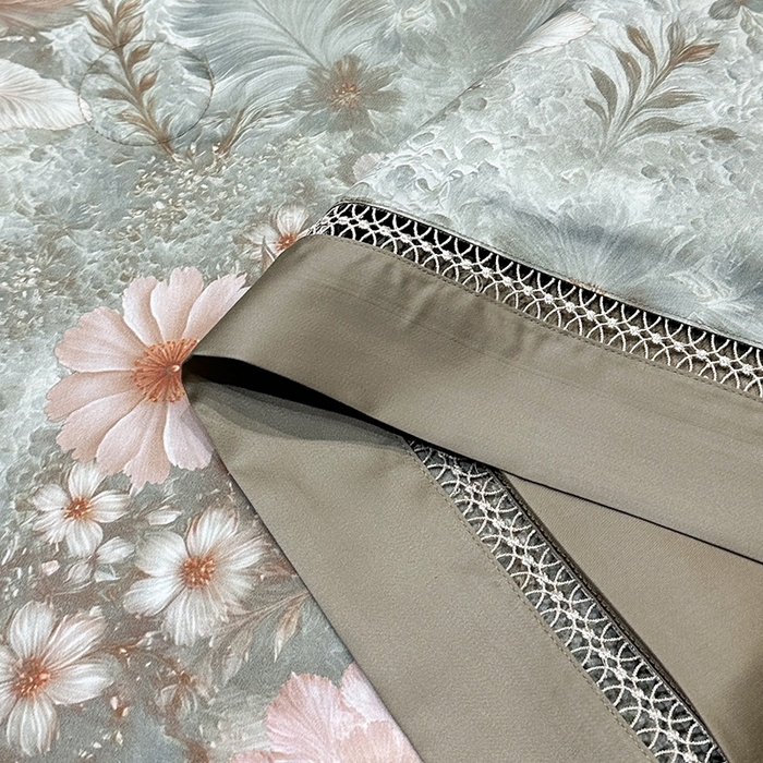 91家纺网 家纺一手货源 找家纺 欧夏家纺 2026新款兰精天丝数码印花镂空夏被空调被夏凉被薄被子可机洗 蝶舞