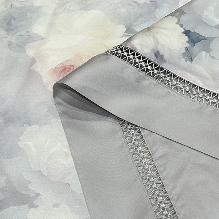 91家纺网 家纺一手货源 找家纺 欧夏家纺 2026新款兰精天丝数码印花镂空夏被空调被夏凉被薄被子可机洗 国色天香