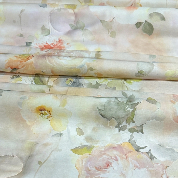 91家纺网 家纺一手货源 找家纺 欧夏家纺 2026新款兰精天丝数码印花镂空夏被空调被夏凉被薄被子可机洗 花期如梦