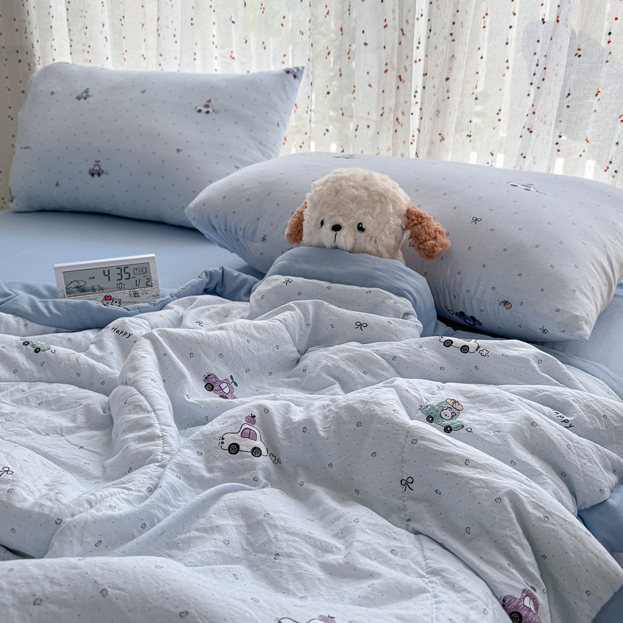 91家纺网 家纺一手货源 找家纺 尊妙被业 2026新款水洗棉棉花夏被100%新疆棉花填充包检测 旅途