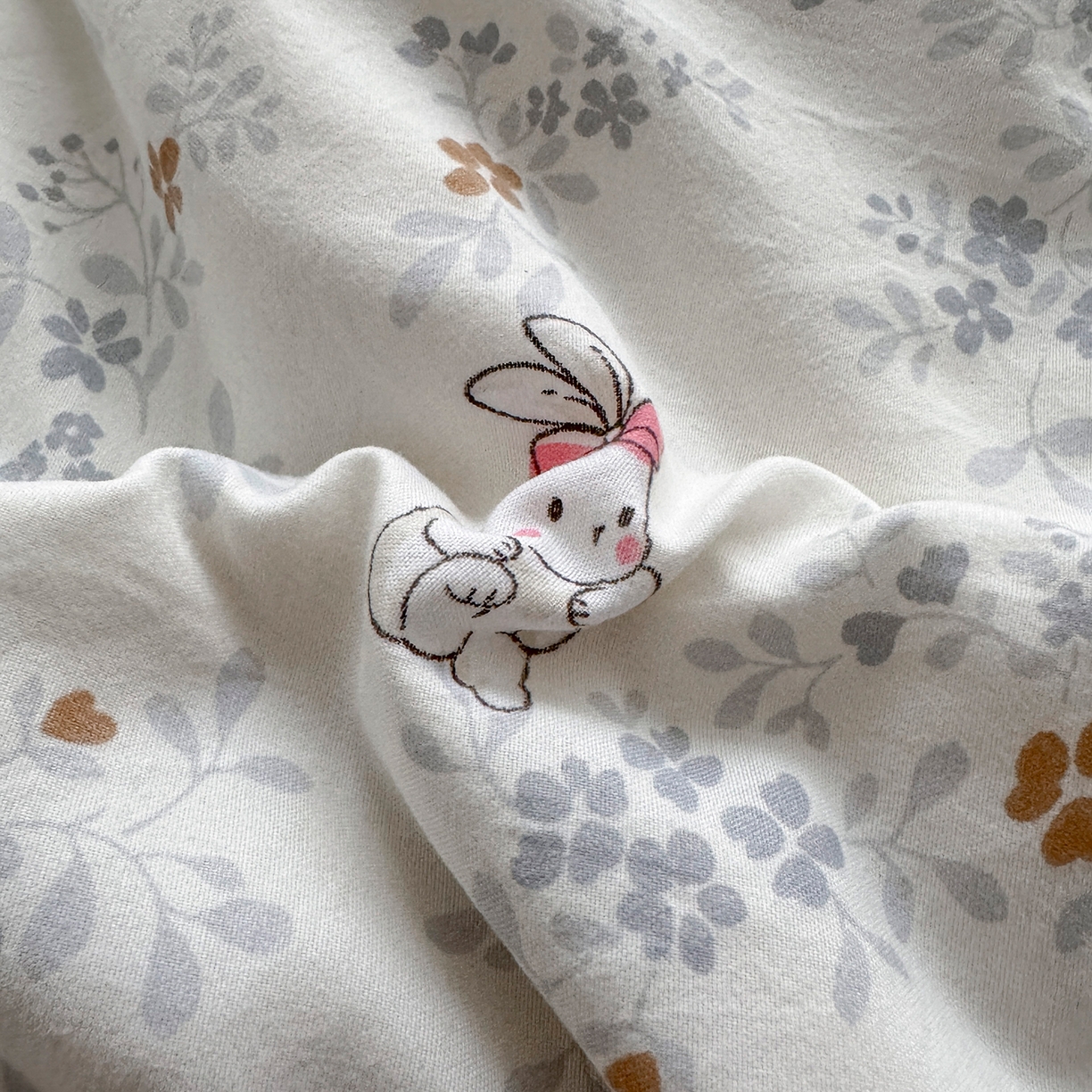 91家纺网 家纺一手货源 找家纺 尊妙被业 2026新款水洗棉棉花夏被100%新疆棉花填充包检测 繁花兔兔