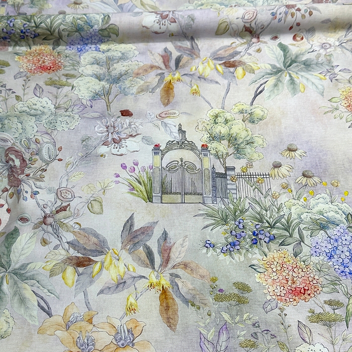 91家纺网 家纺一手货源 找家纺 欧夏家纺 2026新款兰精天丝数码印花镂空夏被空调被夏凉被薄被子可机洗 卡芙庄园-紫