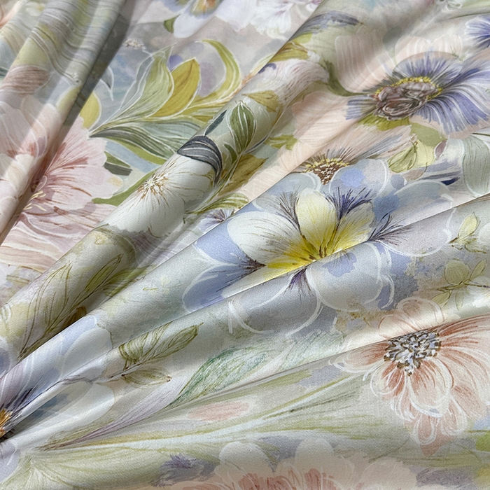 91家纺网 家纺一手货源 找家纺 欧夏家纺 2026新款兰精天丝数码印花镂空夏被空调被夏凉被薄被子可机洗 兰亭序