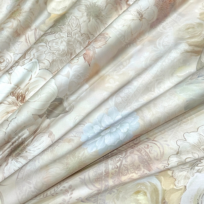 91家纺网 家纺一手货源 找家纺 欧夏家纺 2026新款兰精天丝数码印花镂空夏被空调被夏凉被薄被子可机洗 流金溢彩