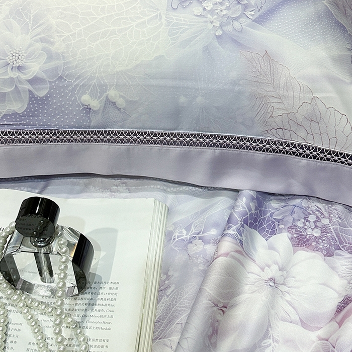 91家纺网 家纺一手货源 找家纺 欧夏家纺 2026新款兰精天丝数码印花镂空夏被空调被夏凉被薄被子可机洗 寐瑶