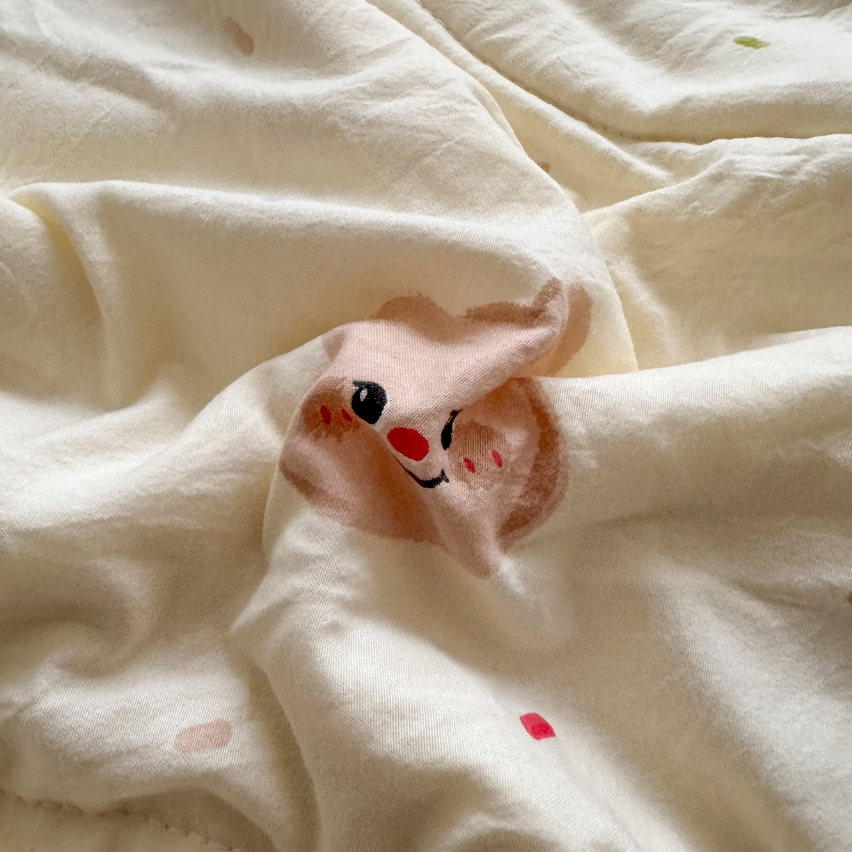 91家纺网 家纺一手货源 找家纺 尊妙被业 2026新款水洗棉棉花夏被100%新疆棉花填充包检测 蛋糕熊熊