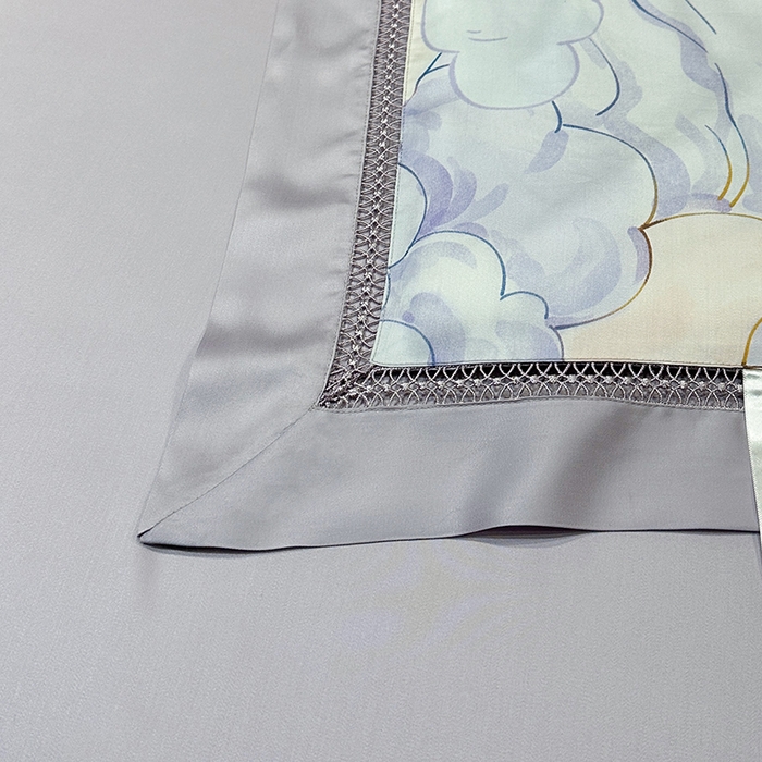 91家纺网 家纺一手货源 找家纺 欧夏家纺 2026新款兰精天丝数码印花镂空夏被空调被夏凉被薄被子可机洗 梦空间