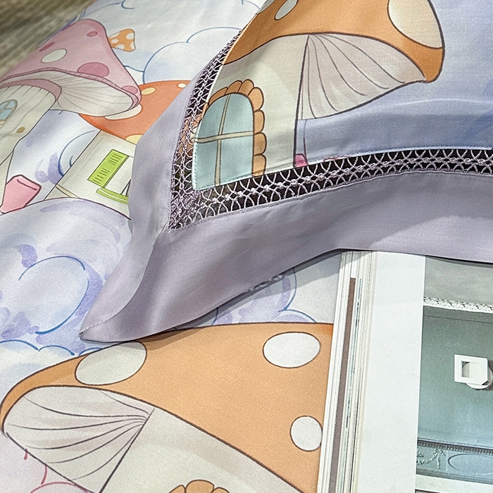 91家纺网 家纺一手货源 找家纺 欧夏家纺 2026新款兰精天丝数码印花镂空夏被空调被夏凉被薄被子可机洗 梦空间