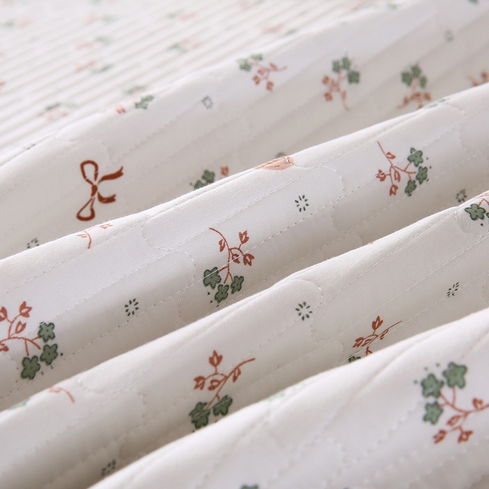 91家纺网 家纺一手货源 找家纺 欧朵家纺 2026新款云朵棉夹棉单床盖床盖单件 蝴蝶结