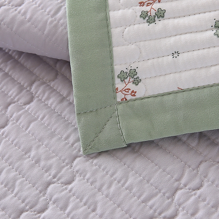 91家纺网 家纺一手货源 找家纺 欧朵家纺 2026新款云朵棉夹棉单床盖床盖单件 蝴蝶结