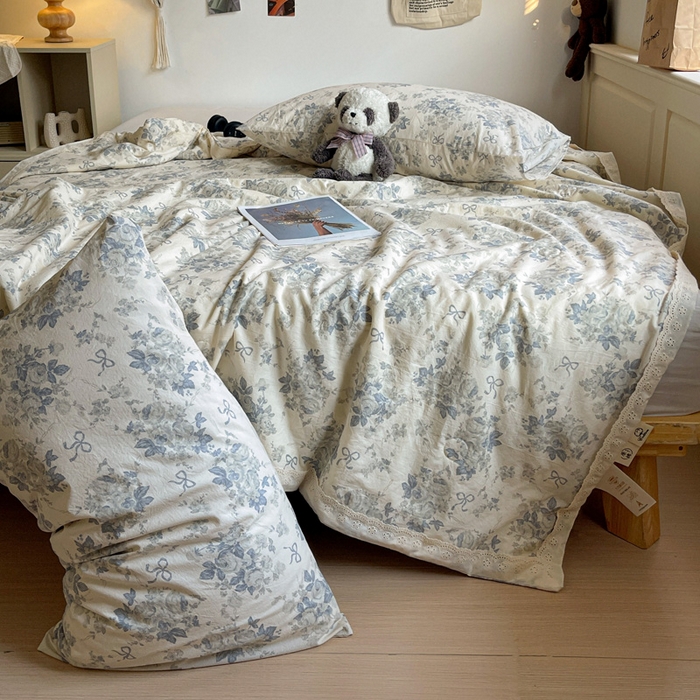 91家纺网 家纺一手货源 找家纺 （总）耀悦家纺 2026新款纯棉a类棉纱夏被60支大豆纤维夏凉被双层纱