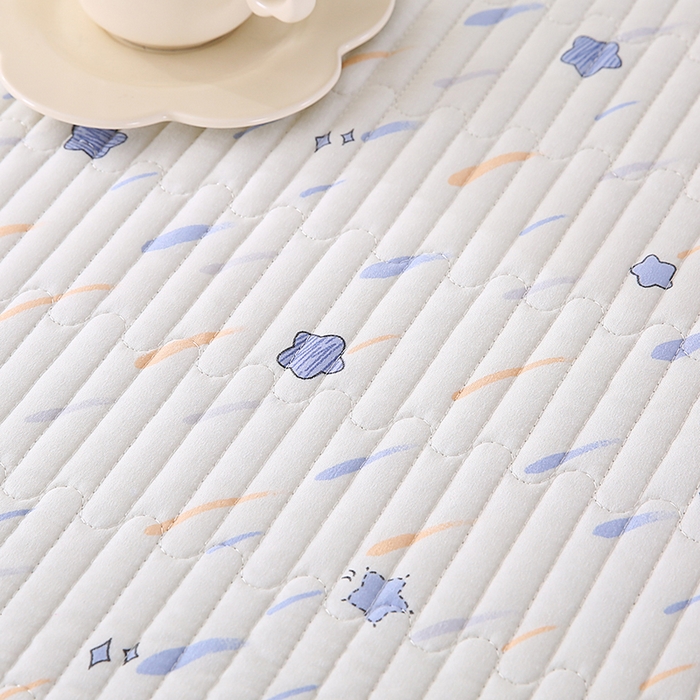 91家纺网 家纺一手货源 找家纺 欧朵家纺 2026新款云朵棉夹棉单床盖床盖单件 流星雨