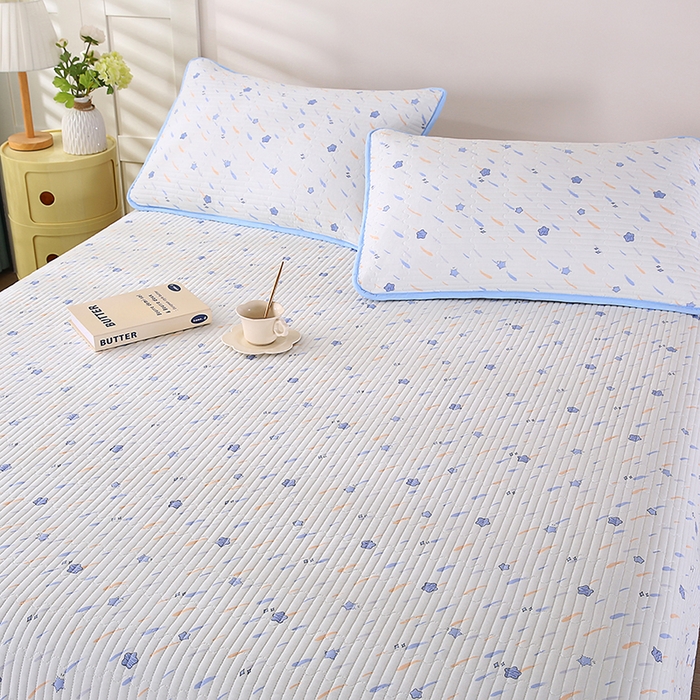 91家纺网 家纺一手货源 找家纺 欧朵家纺 2026新款云朵棉夹棉单床盖床盖单件 流星雨