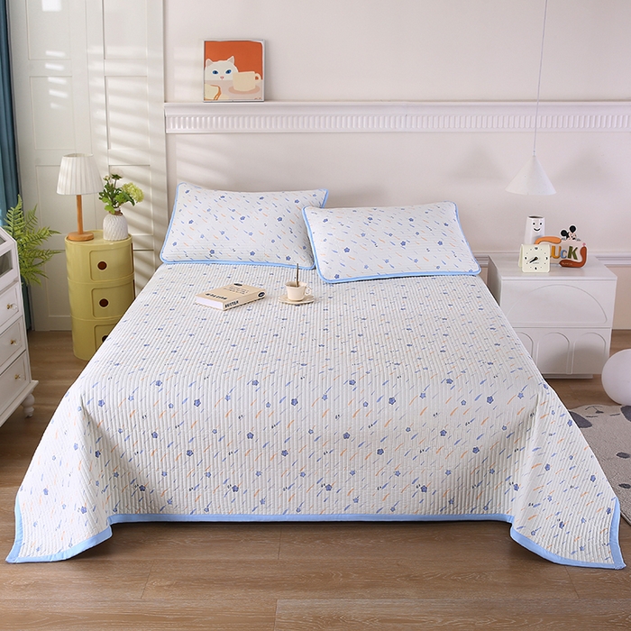 91家纺网 家纺一手货源 找家纺 欧朵家纺 2026新款云朵棉夹棉单床盖床盖单件 流星雨