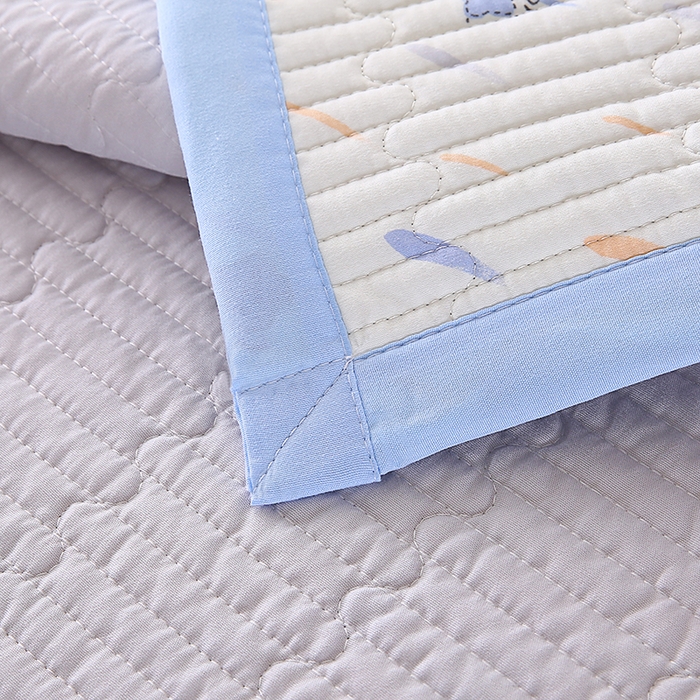 91家纺网 家纺一手货源 找家纺 欧朵家纺 2026新款云朵棉夹棉单床盖床盖单件 流星雨