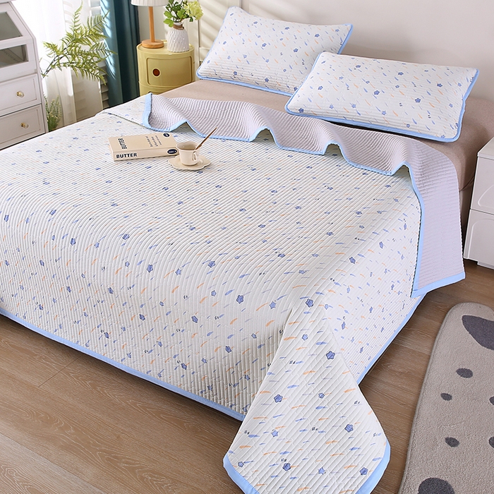 91家纺网 家纺一手货源 找家纺 欧朵家纺 2026新款云朵棉夹棉单床盖床盖单件 流星雨