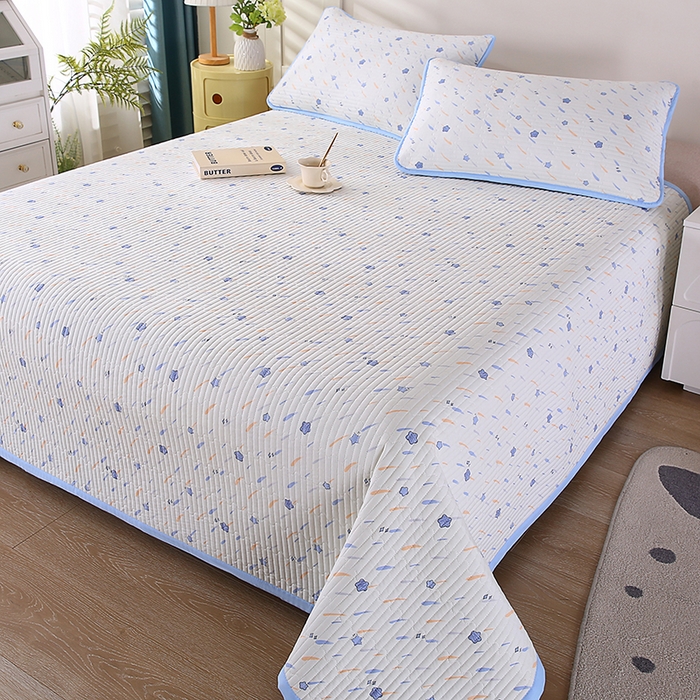 91家纺网 家纺一手货源 找家纺 欧朵家纺 2026新款云朵棉夹棉单床盖床盖单件 流星雨