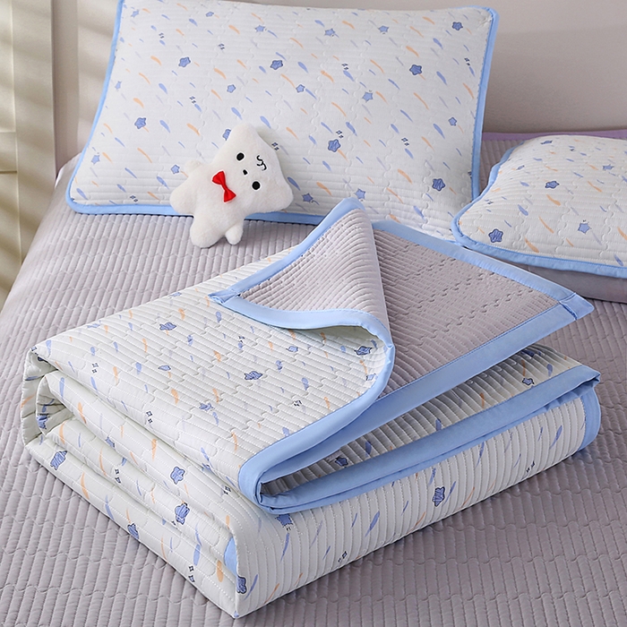 91家纺网 家纺一手货源 找家纺 欧朵家纺 2026新款云朵棉夹棉单床盖床盖单件 流星雨