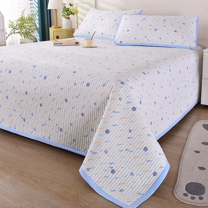 91家纺网 家纺一手货源 找家纺 欧朵家纺 2026新款云朵棉夹棉单床盖床盖单件 流星雨