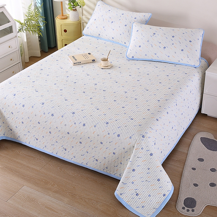 91家纺网 家纺一手货源 找家纺 欧朵家纺 2026新款云朵棉夹棉单床盖床盖单件 流星雨