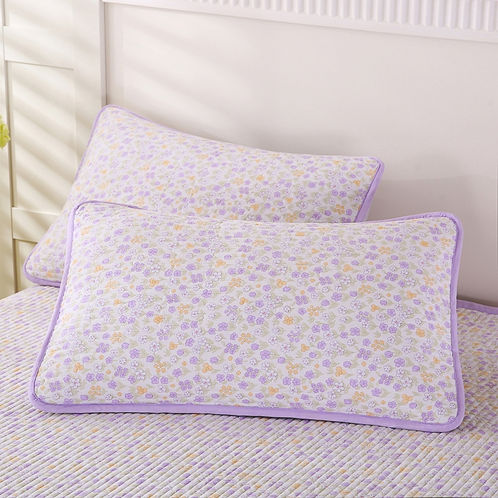 91家纺网 家纺一手货源 找家纺 欧朵家纺 2026新款云朵棉夹棉单床盖床盖单件 琉璃花畔