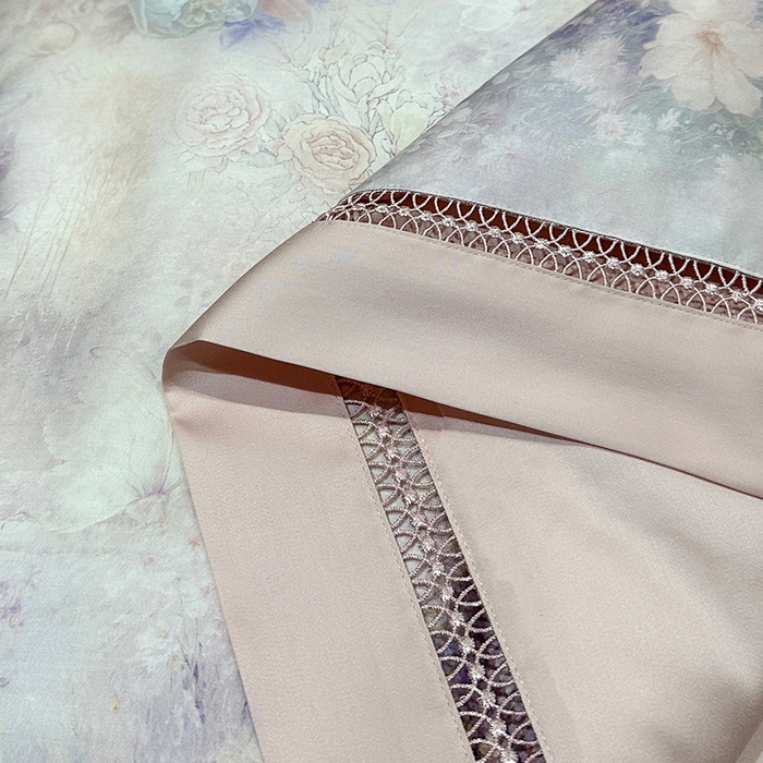 91家纺网 家纺一手货源 找家纺 欧夏家纺 2026新款兰精天丝数码印花镂空夏被空调被夏凉被薄被子可机洗 琦丽斯