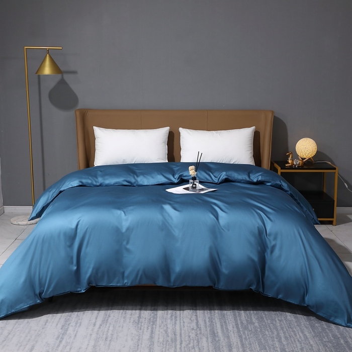 91家纺网 家纺一手货源 找家纺 （总）晶缦家纺 2026新全棉A类纯棉100支贡缎长绒棉纯色多规格单被套 被套单件-绮云系列