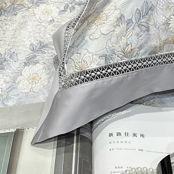 91家纺网 家纺一手货源 找家纺 欧夏家纺 2026新款兰精天丝数码印花镂空夏被空调被夏凉被薄被子可机洗 提篮桥